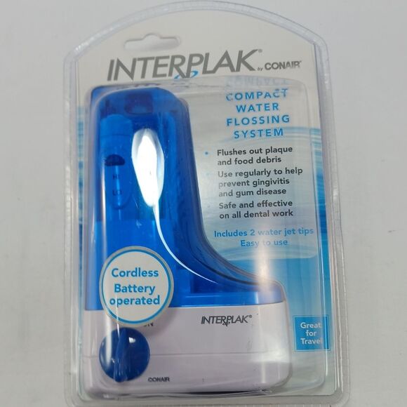 NEW! Interplak by Conair Compact Cordless Water Flossing System, Dental Jet Pick - Picture 3 of 5